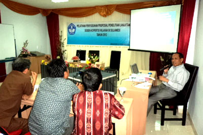 Kopertis Wil. IX Seleggarakan Pelatihan Proposal